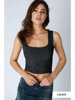 Double Lace Square Crop Top