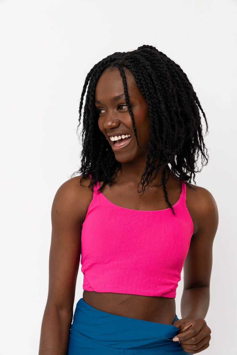 Hibiscus Double Strap Swim Top