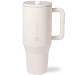 Cream HydroJug 40 oz Traveler Tumbler