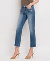 Lovervet by VERVET High Rise Crop Straight Jeans
