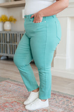 Judy Blue Bridgette High Rise Garment Dyed Slim Jeans