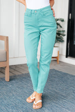 Judy Blue Bridgette High Rise Garment Dyed Slim Jeans