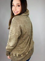 Won't Wanna Walk Away Acid Wash Hoodie