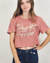 Cowboy Take Me Away Graphic Crop Tee