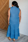 Perfect Choice Denim Maxi Dress