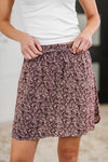 Petal Poppin' High Waisted Dolphin Skirt
