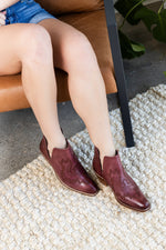 Kickin' Booties in Burgundy