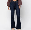 Judy Blue High Waisted Raw Hem Tall Flare