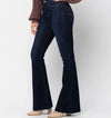 Judy Blue High Waisted Raw Hem Tall Flare