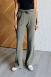 Set Process Mineral Wash Waffle Knit Pants in Olive