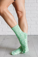 Sweet Heathered Scrunch Socks Set of 3 Pairs