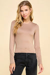 Long Sleeve Double Layered Top