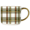 Green Plaid Coffee Mug