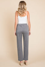 Full Size Pin Tuck Detail Slim Pants