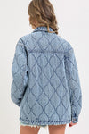 Quilted Denim Jacket