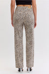 Cello Leopard Super High Rise Dad Jeans