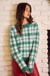 The Noelle Plaid Knit