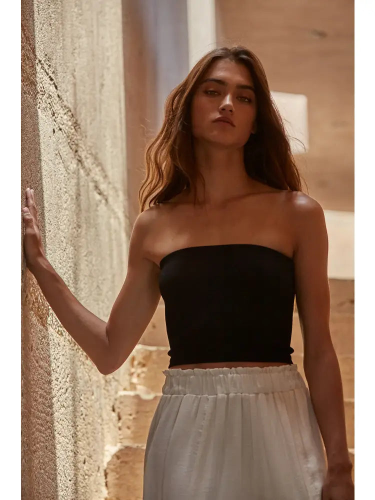 Seamless Ribbed Tube Top