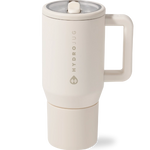 Cream HydroJug 20 oz Traveler Tumbler