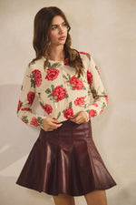 Luxe Soft Floral Button Down Cardigan