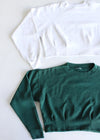 Cropped Dart Sweatshirt