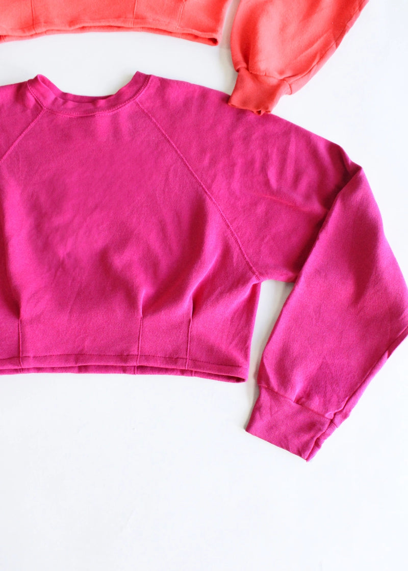 Cropped Dart Sweatshirt
