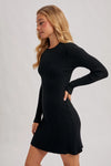 Ribbed Knit Sweater Dress