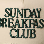 Sunday Breakfast 3D Letter Embroidered Two-Tone Trucker Hat
