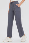 Full Size Drawstring High Waist Pants with Pockets