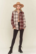 Plus Plaid Flannel Shirt