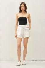 Classic Cut Cotton Gauze Shorts