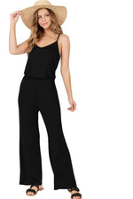 Spring's Coming Sleeveless Jumpsuit