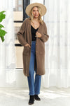 Long Sweater Cardigan with Front Pockets