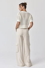 Alina Cropped Crochet Top