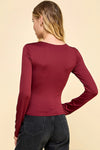 Long Sleeve Double Layered Top