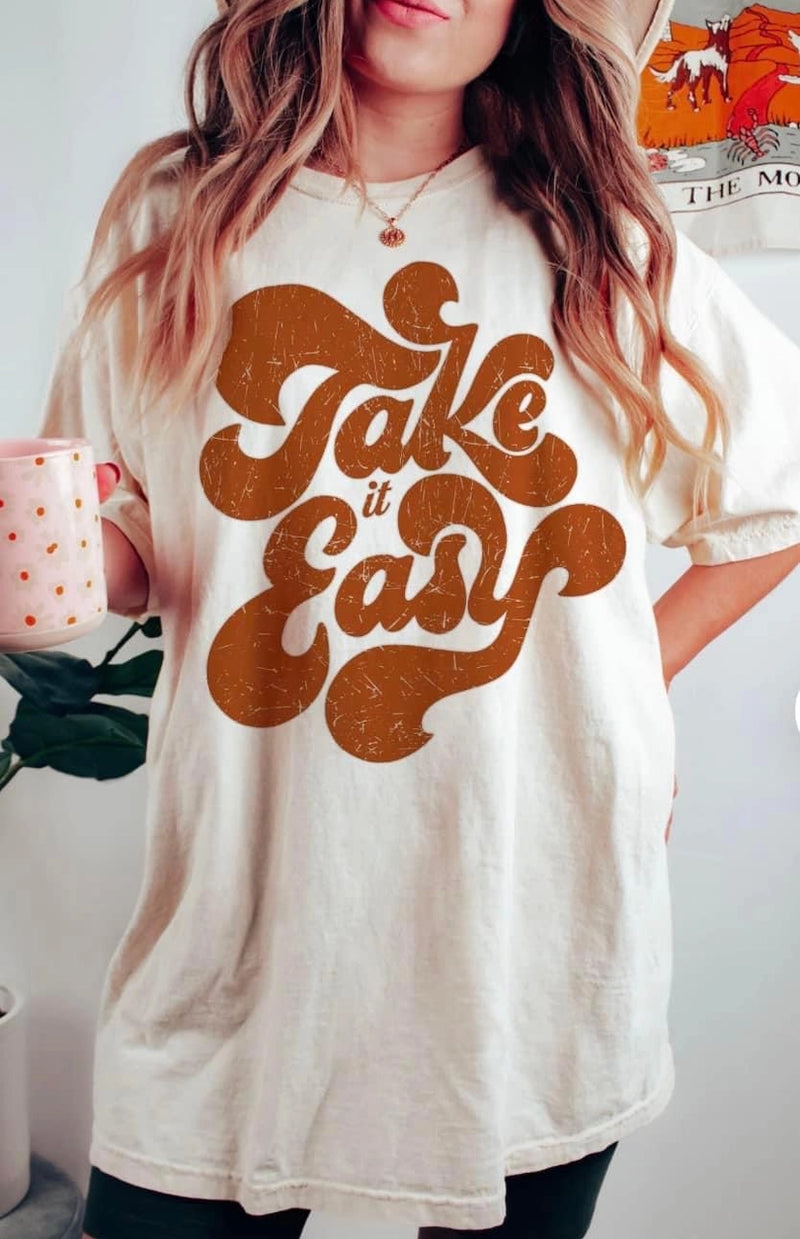 Take It Easy Oversized T-Shirt