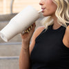Cream HydroJug 40 oz Traveler Tumbler