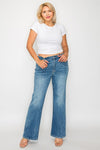 bytos Full Size Cat's Whiskers Mid Rise Bootcut Jeans