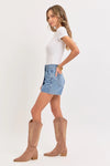 Business In The Front Denim Skort