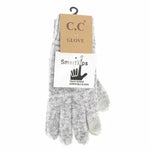 Soft Ribbed Knit C.C Glove