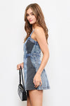 Zipper Denim Dress