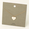 Fuck Off Heart Colored Pendant Necklace