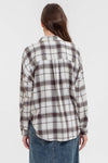 Collared Button Down Long Sleeve Plaid Shirt