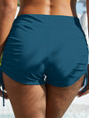 Drawstring Mid-Rise Waist Swim Shorts