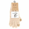 Soft Ribbed Knit C.C Glove