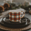 Green Plaid Coffee Mug