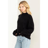 Snuggle In Ribbed High Neck Sweater