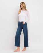 Lovervet by VERVET Tummy Control Mid Rise Wide Leg Jeans