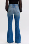 Cello High Rise Wide Leg with Cuff Jeans