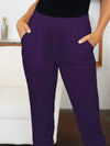 Pocketed High Waist Skinny Pants